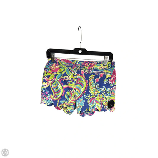 Shorts Designer By Lilly Pulitzer In Blue & Pink, Size: 0