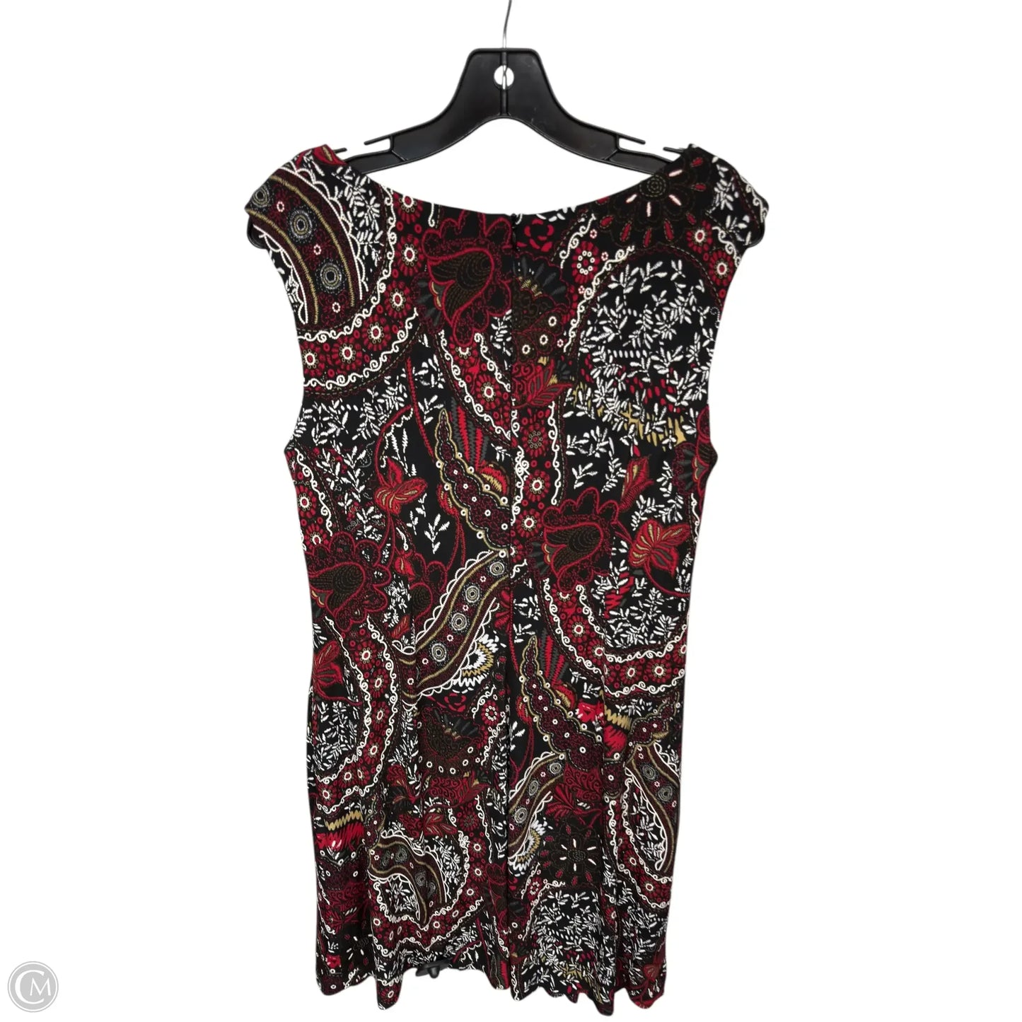 Dress Party Midi By Connected Apparel In Black & Red, Size: 12