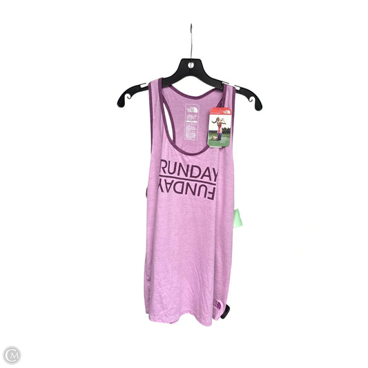 Athletic Tank Top By The North Face In Purple, Size: Xl