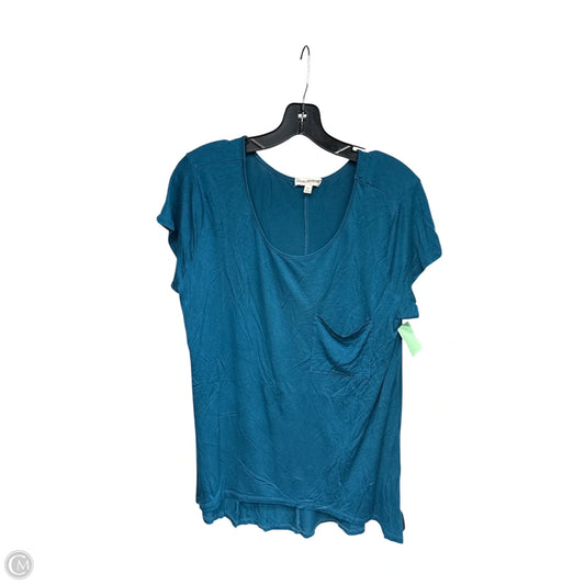 Top Short Sleeve By Zenana Outfitters In Teal, Size: 1x
