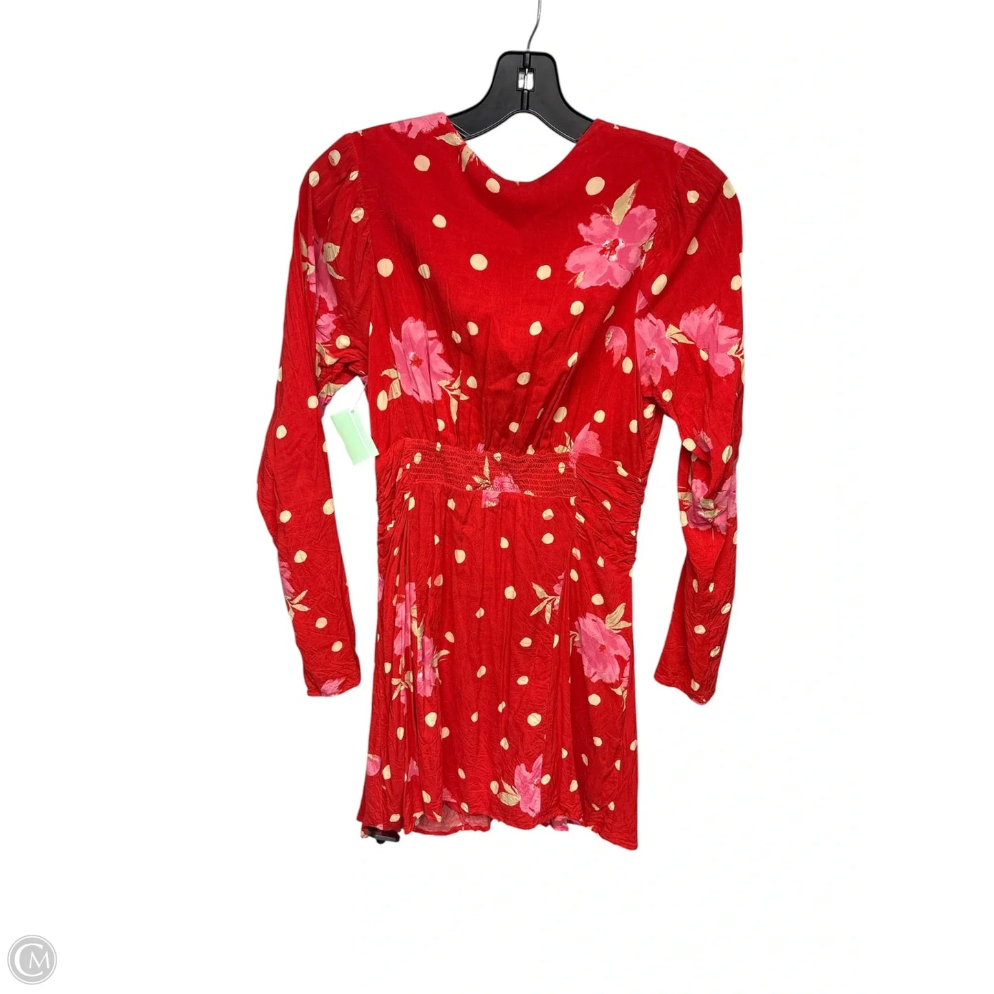 Dress Casual Midi By Free People In Pink & Red, Size: S
