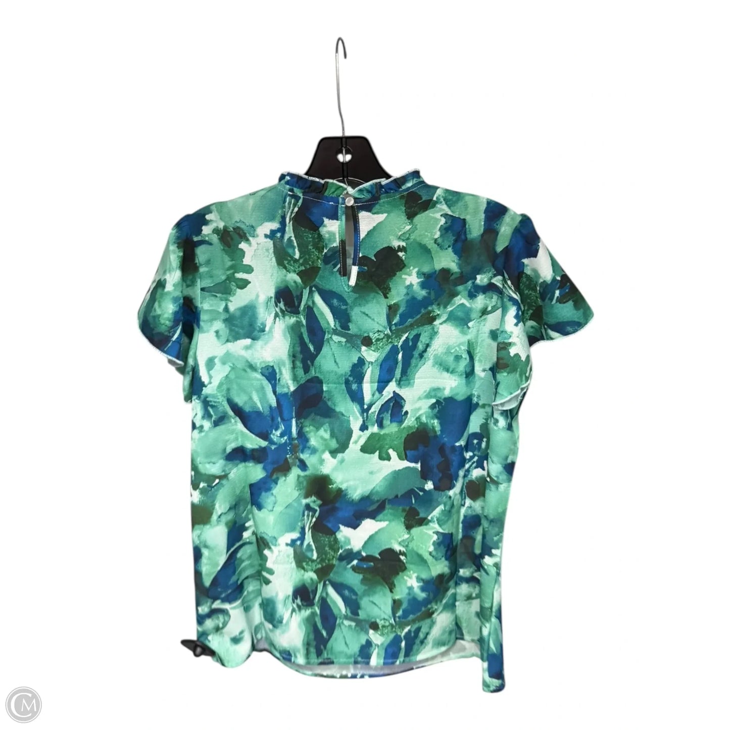 Top Short Sleeve By Clothes Mentor In Blue & Green, Size: S