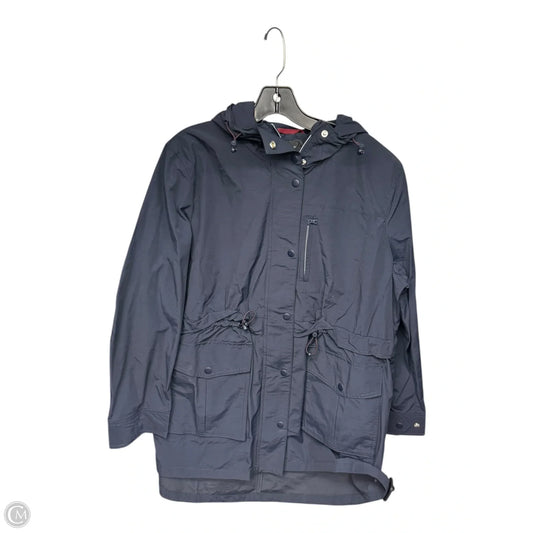 Jacket Windbreaker By J. Crew In Blue, Size: M