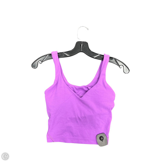 Athletic Bra By Lululemon In Purple, Size: 2