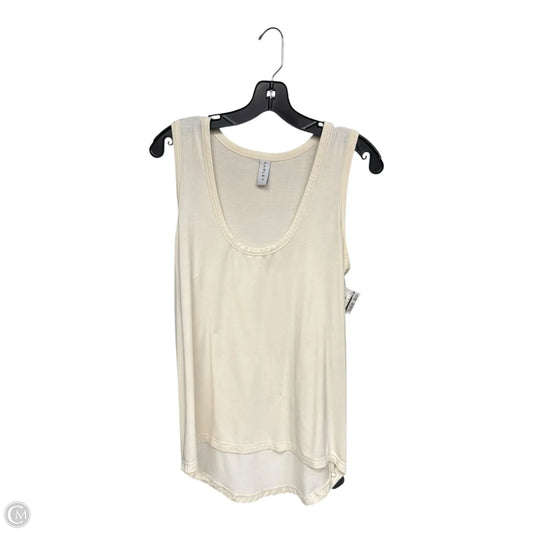Athletic Tank Top By Varley In Cream, Size: S