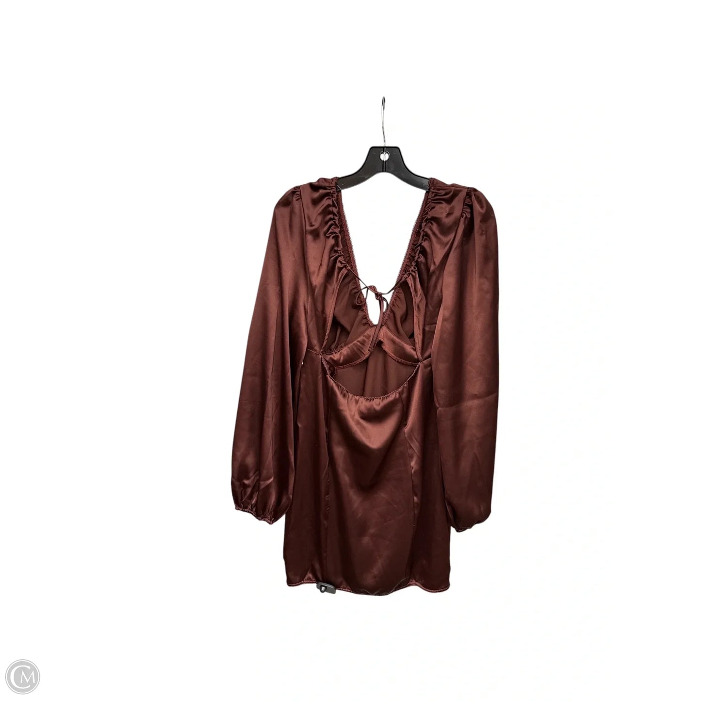 Dress Party Midi By Asos In Maroon, Size: 12