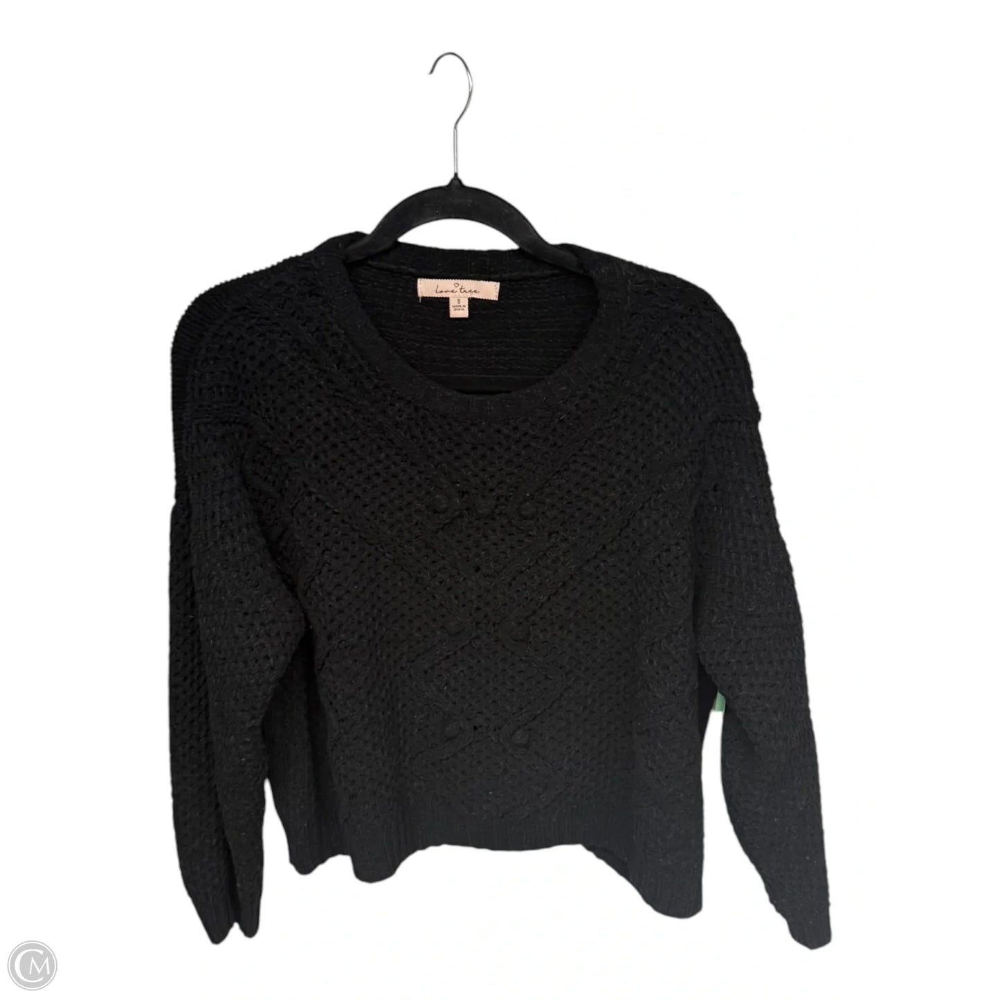 Sweater By Love Tree In Black, Size: S