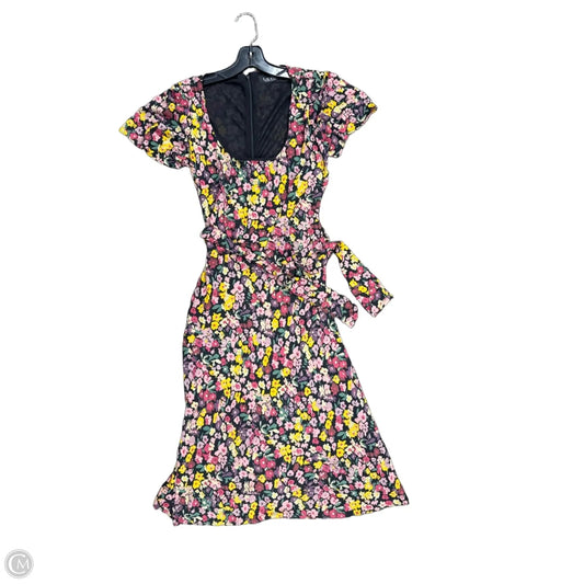 Dress Casual Midi By Lauren By Ralph Lauren In Floral Print, Size: 2