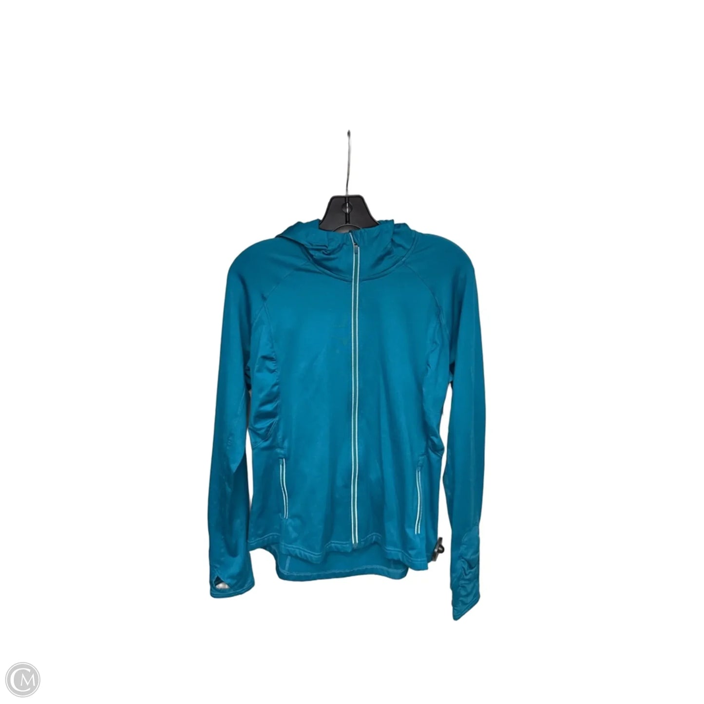 Athletic Jacket By Athleta In Teal, Size: M