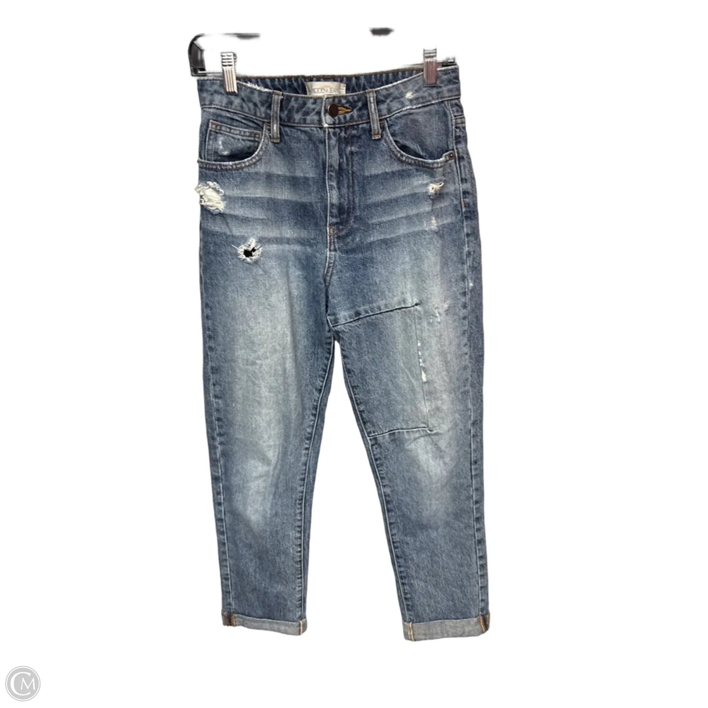 Jeans Straight By Hidden In Blue Denim, Size: 4