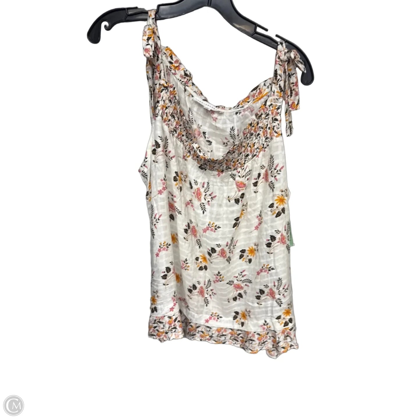 Top Sleeveless By Jane And Delancey In Pink & White, Size: Xl