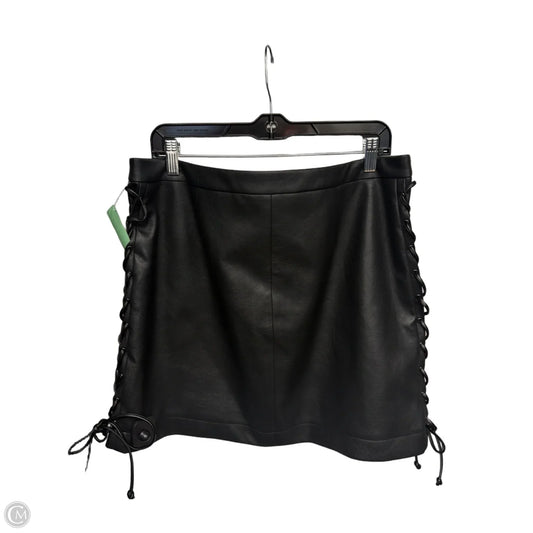 Skirt Midi By Bcbg In Black, Size: Xl