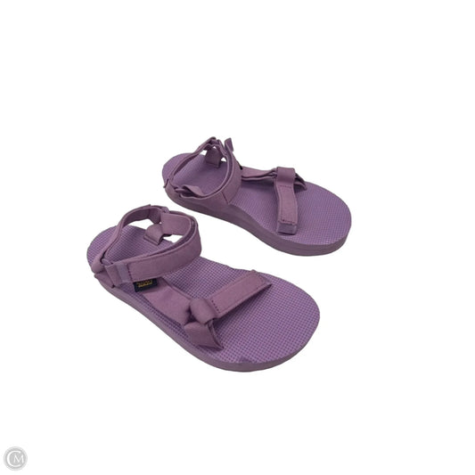 Sandals Flats By Teva In Purple, Size: 7