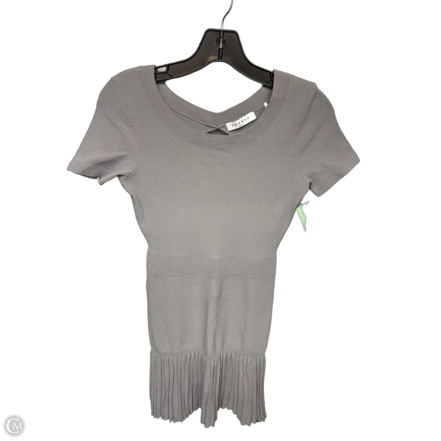 Dress Designer By Sandro In Grey, Size: S