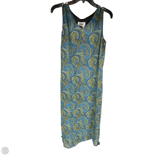 Dress Casual Maxi By Style And Company In Blue & Green, Size: 12p