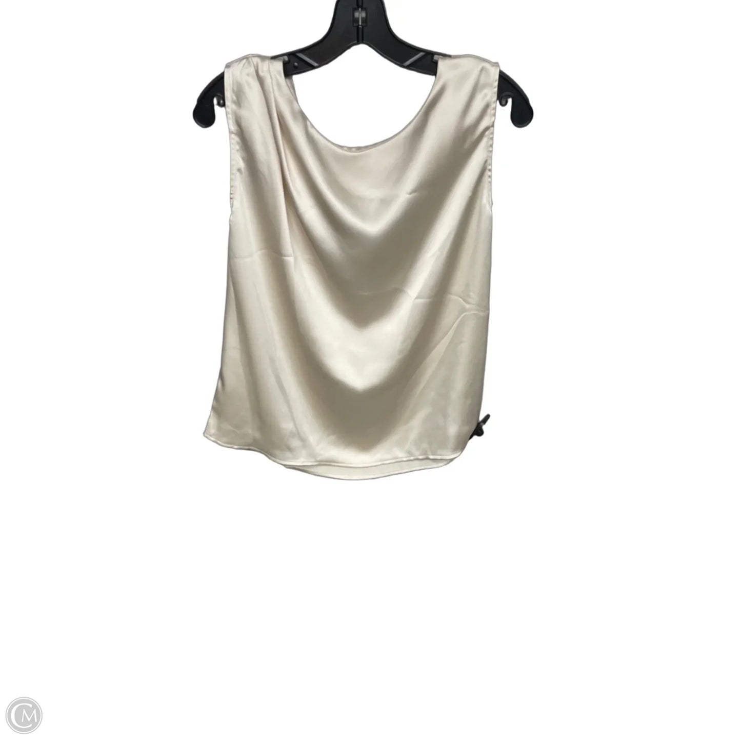 Top Sleeveless By Loft In Cream, Size: Xs