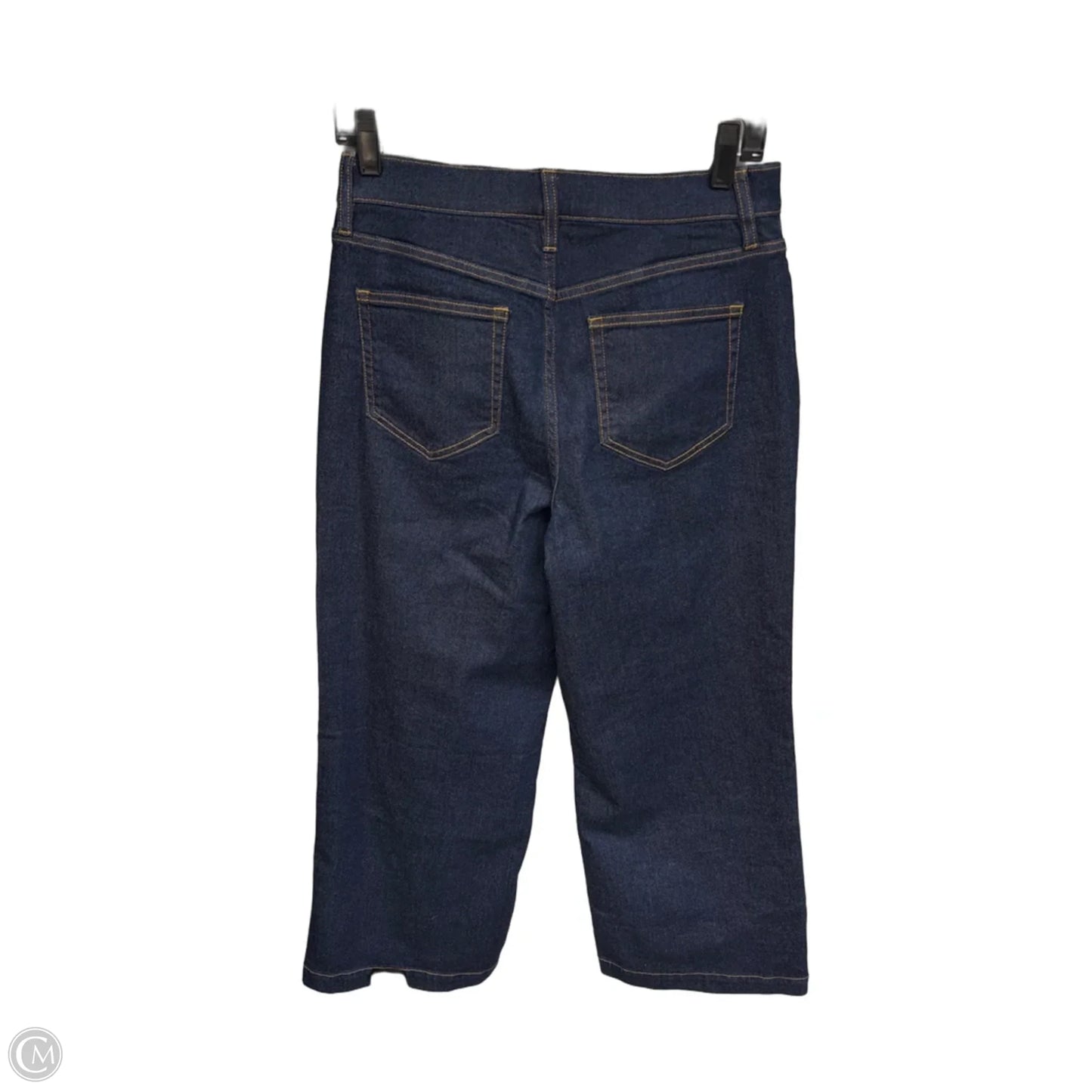 Jeans Wide Leg By Lands End In Blue Denim, Size: 8