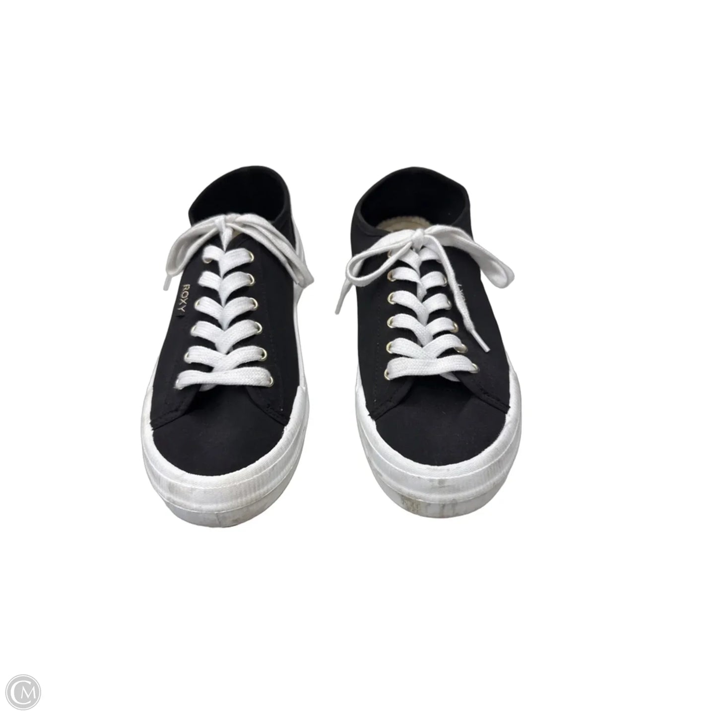 Shoes Sneakers By Roxy In Black & White, Size: 8.5
