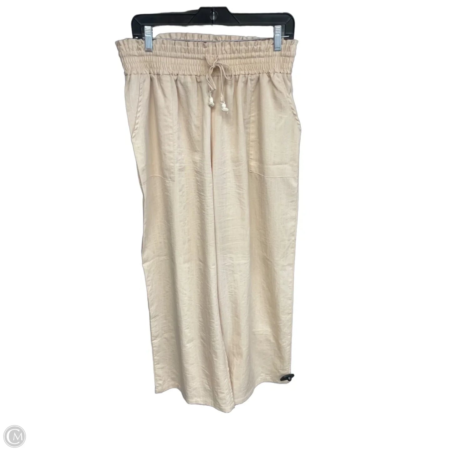 Pants Lounge By Clothes Mentor In Cream, Size: Xl