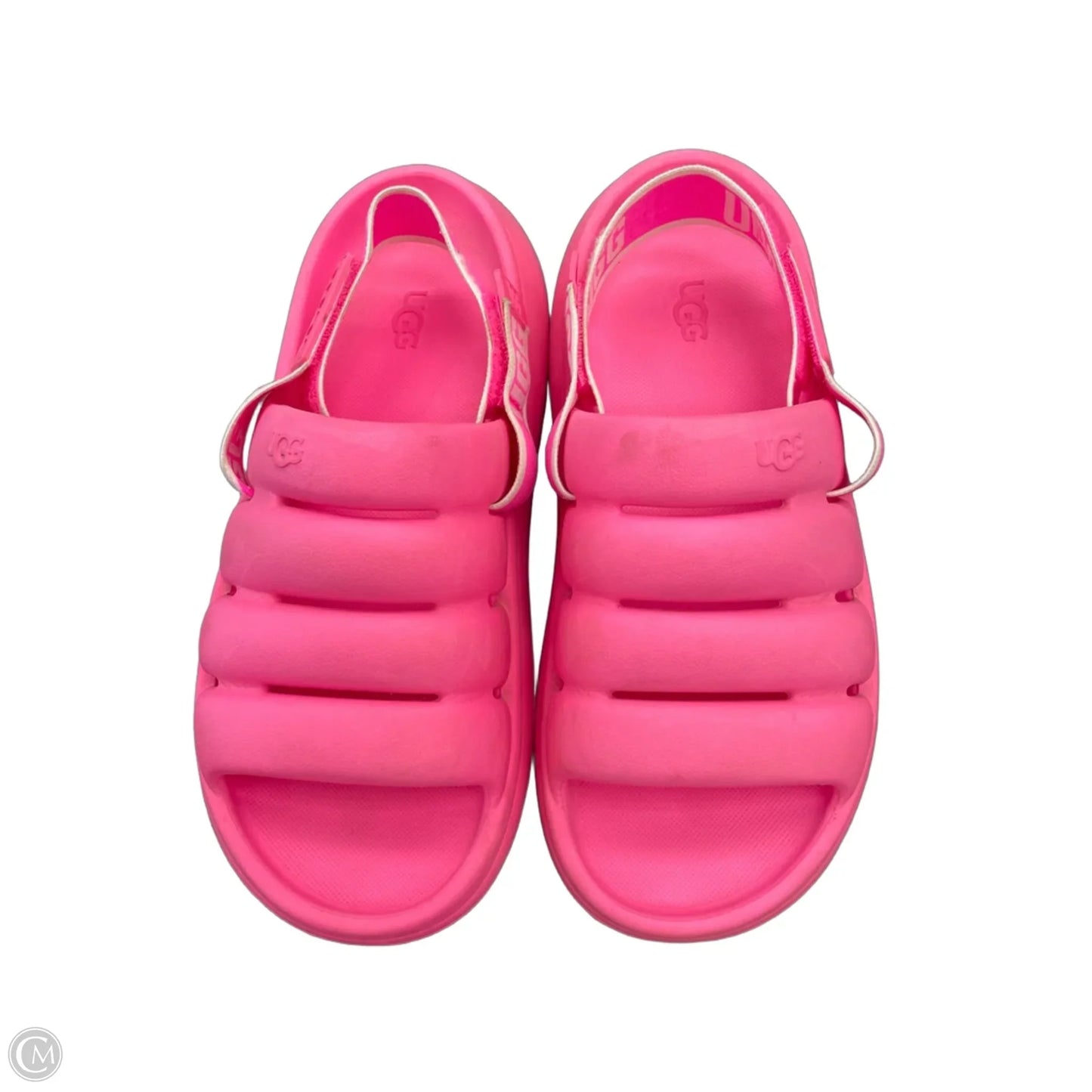 Sandals Designer By Ugg In Pink, Size: 10