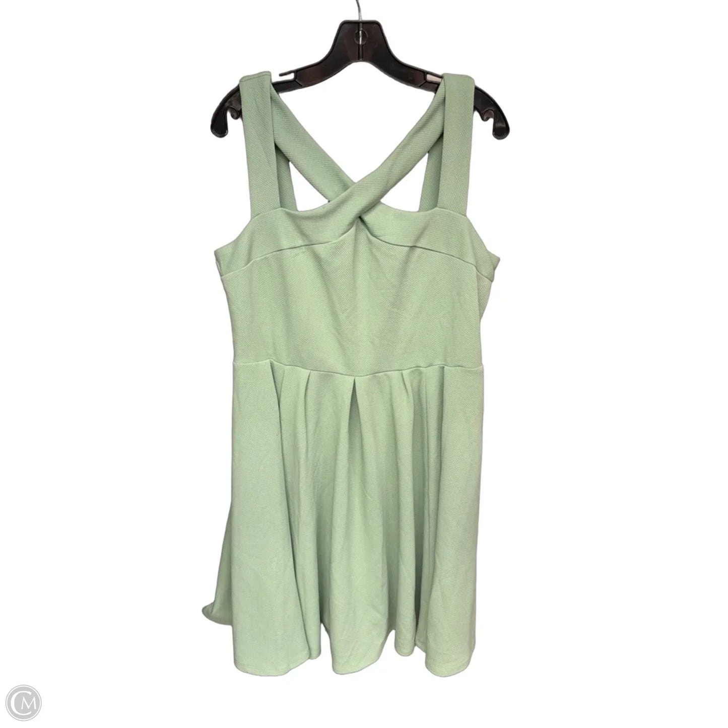 Dress Party Short By Torrid In Green, Size: 1x