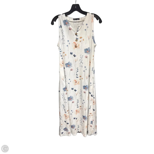 Dress Casual Maxi By Shein In Floral Print, Size: M