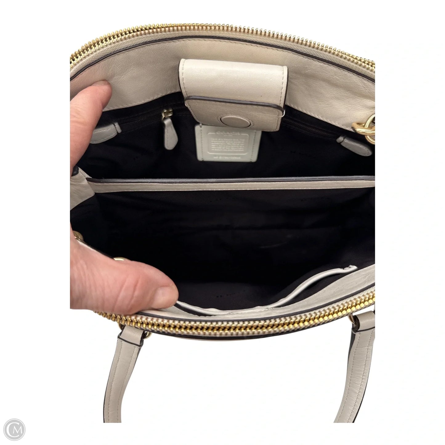 Handbag Designer By Coach, Size: Medium