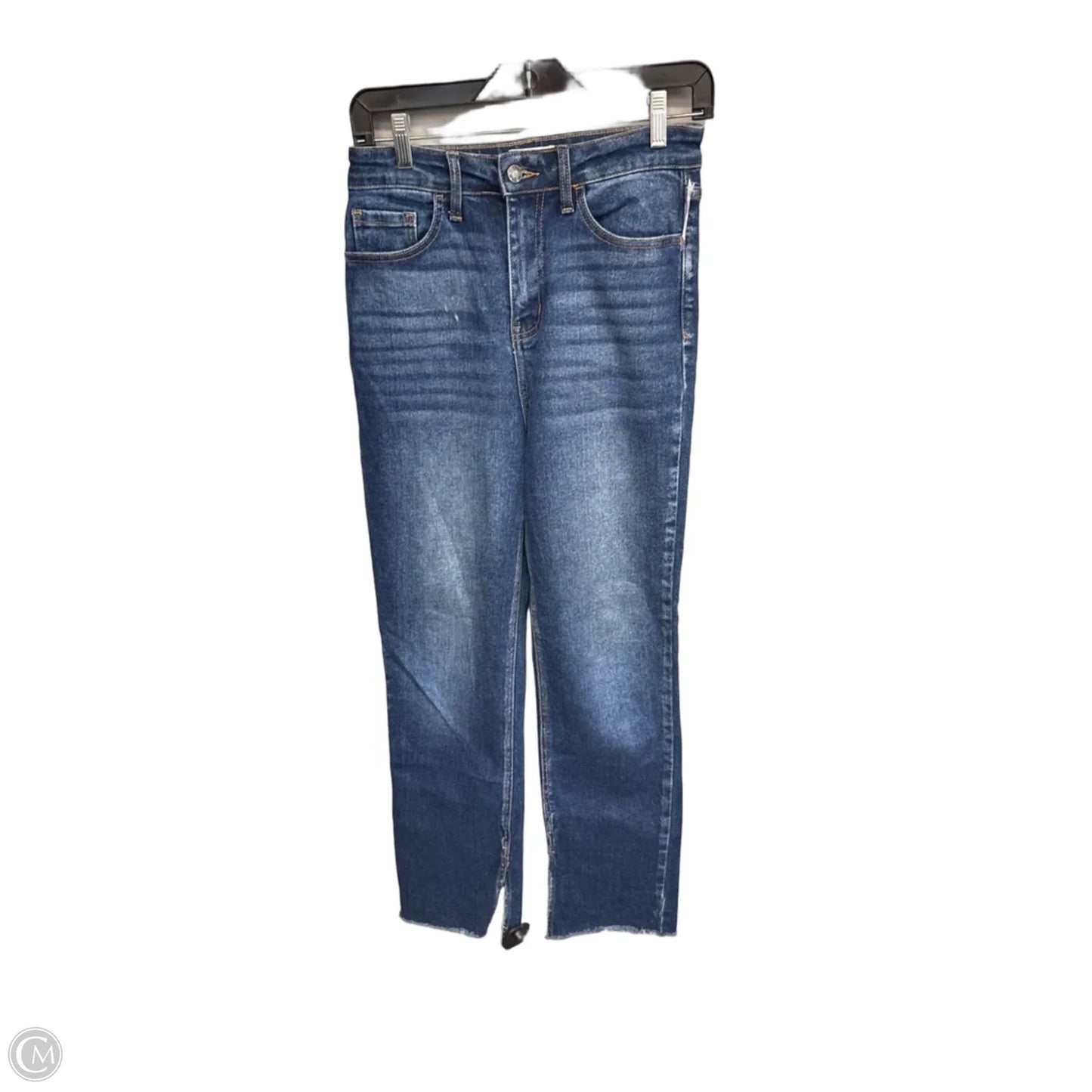 Jeans Straight By Cello In Blue Denim, Size: S