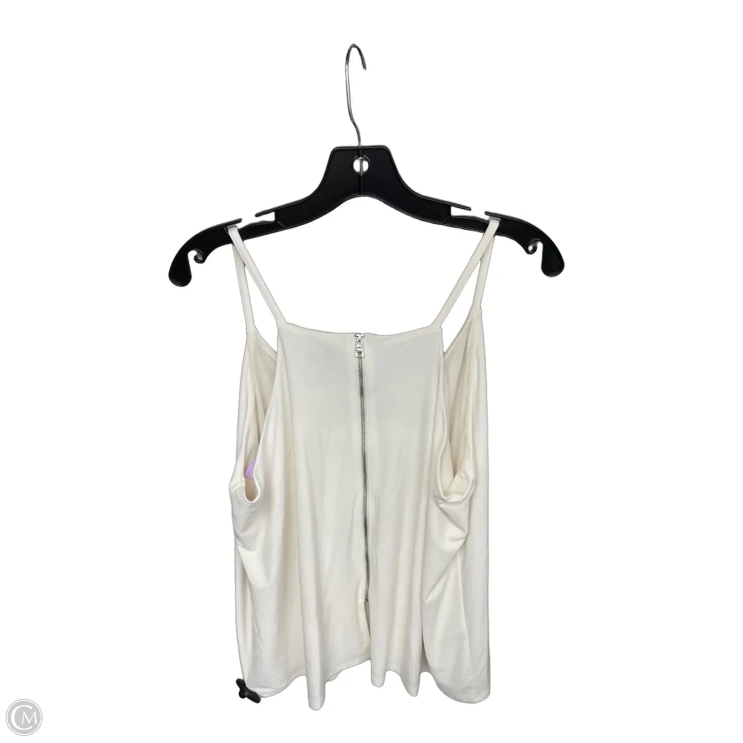Top Sleeveless By Bar Iii In Ivory, Size: Xxl