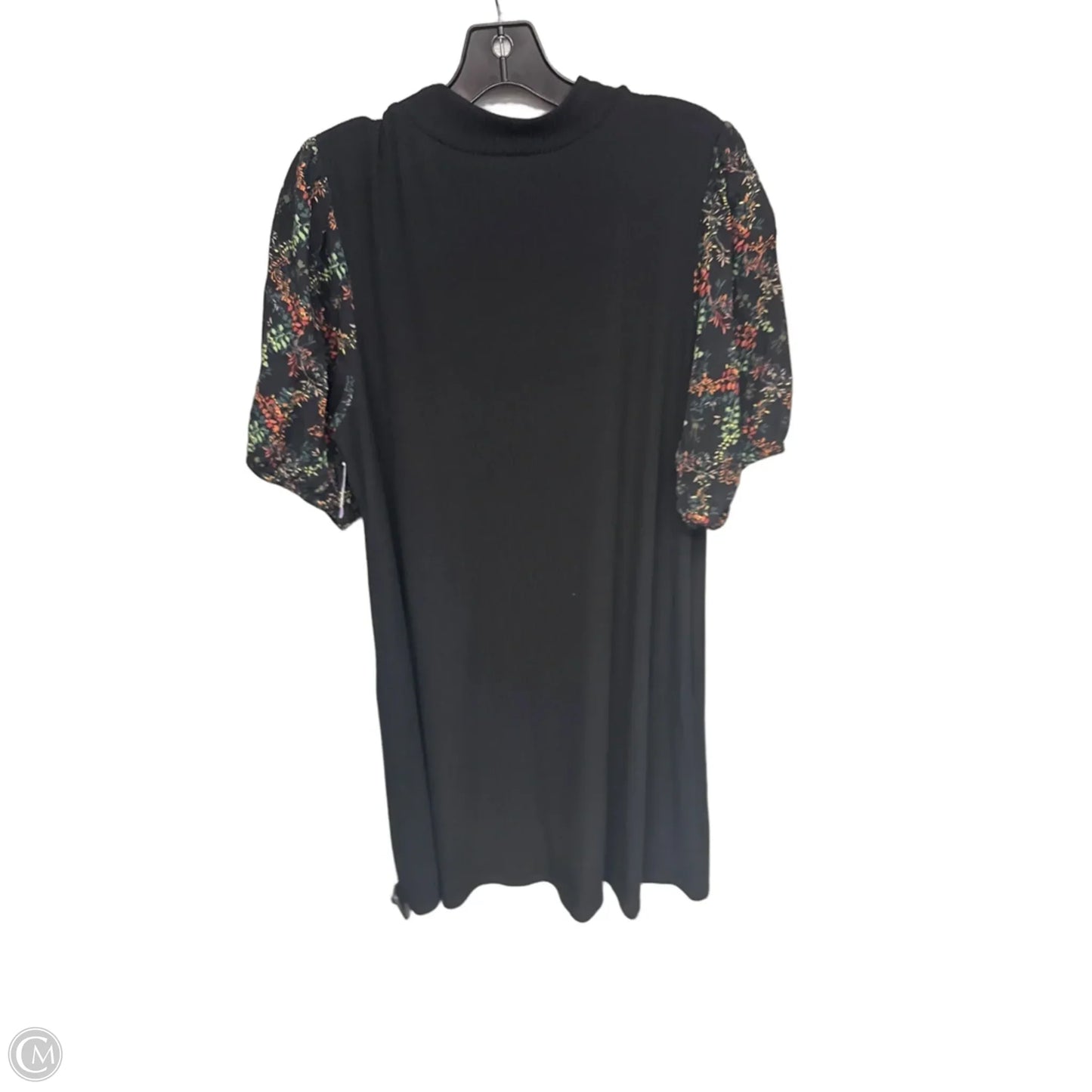 Dress Casual Midi By Maurices In Black & Orange, Size: Xl