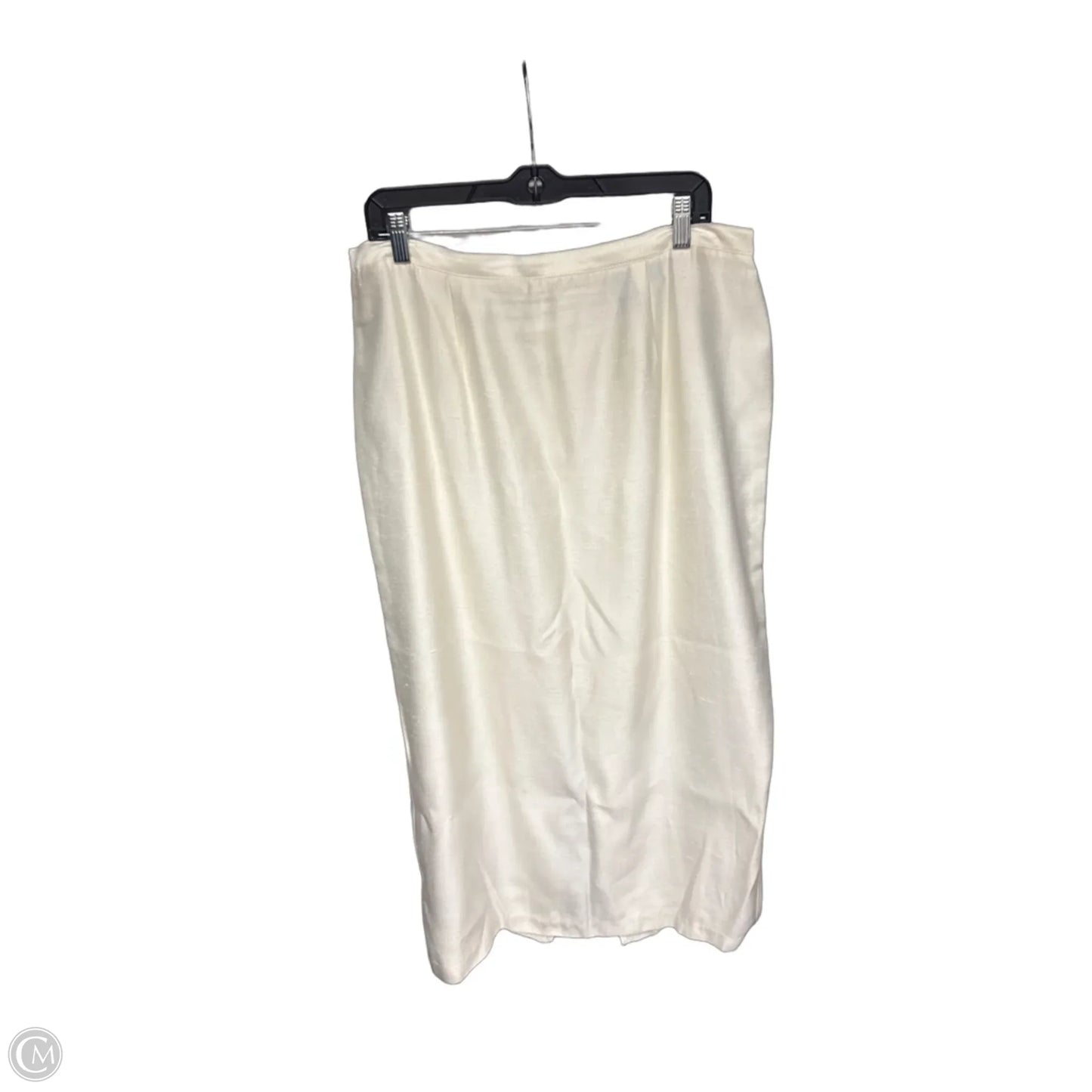 Skirt Maxi By Ashley Stewart In Cream, Size: 16