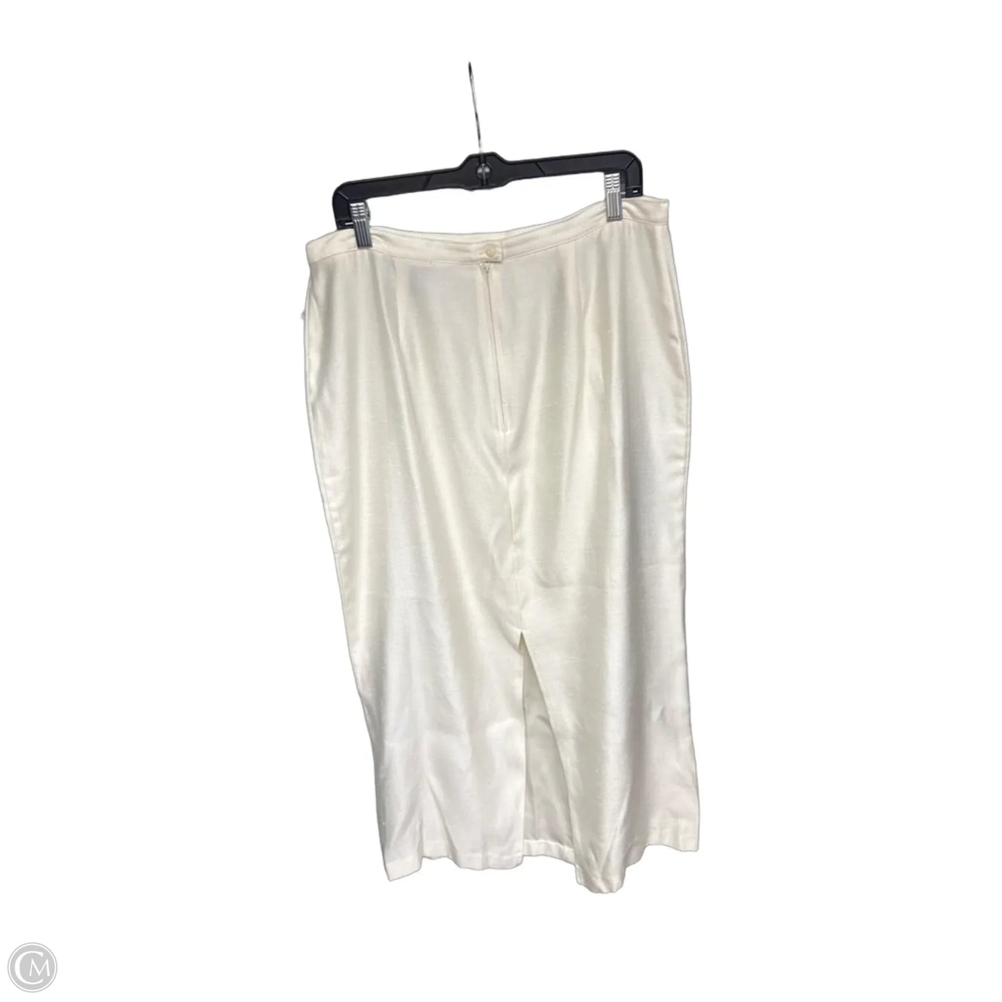 Skirt Maxi By Ashley Stewart In Cream, Size: 16