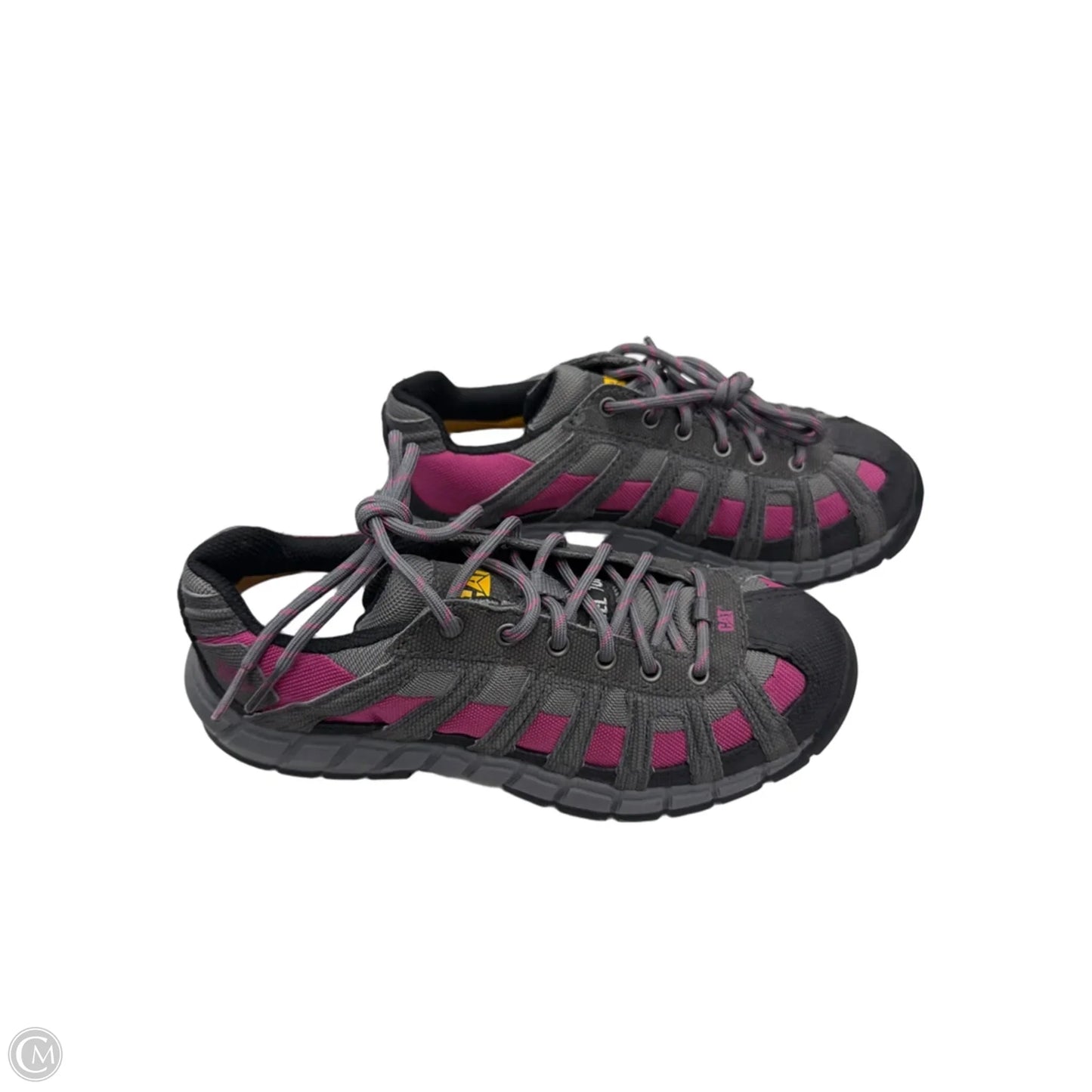 Shoes Athletic By Clothes Mentor In Grey & Purple, Size: 6.5
