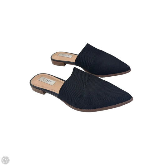 Sandals Flats By Steve Madden In Black, Size: 8.5