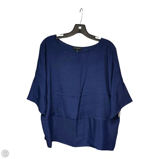 Top Short Sleeve By Banana Republic In Blue, Size: S