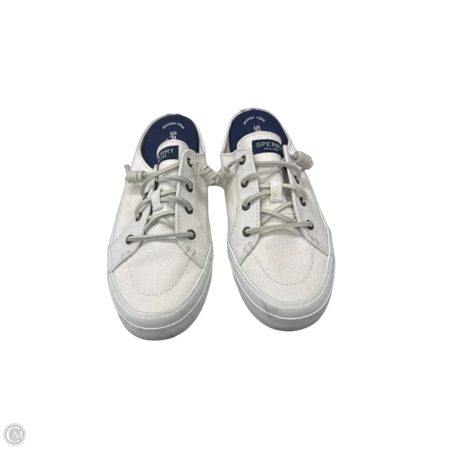 Shoes Sneakers By Sperry In White, Size: 9