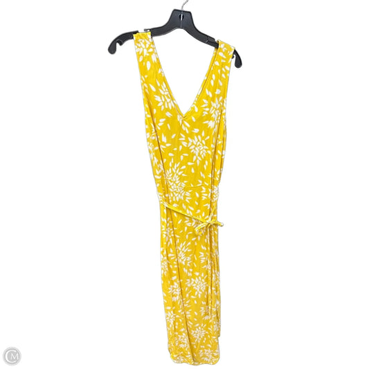 Dress Casual Maxi By A New Day In Yellow, Size: Xl