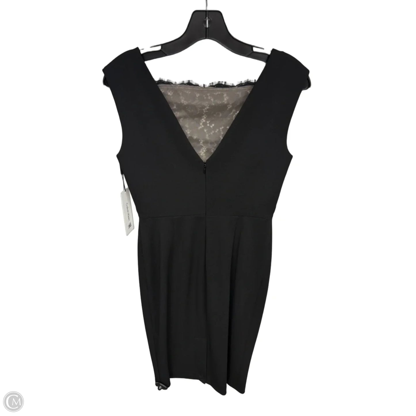 Dress Work By Calvin Klein In Black, Size: 4