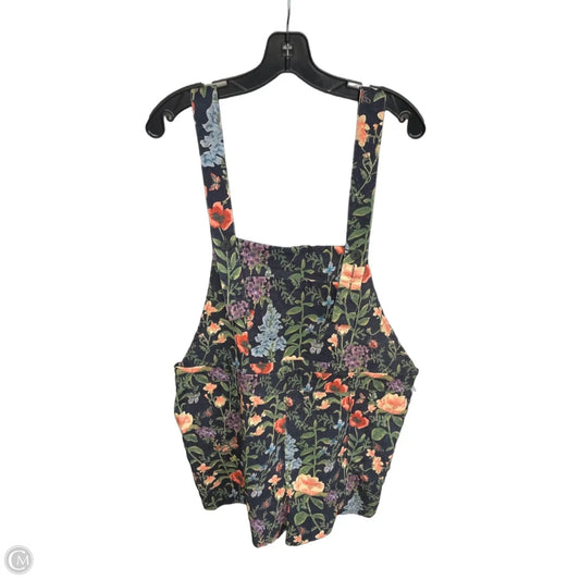 Romper By Cider In Floral Print, Size: 2x