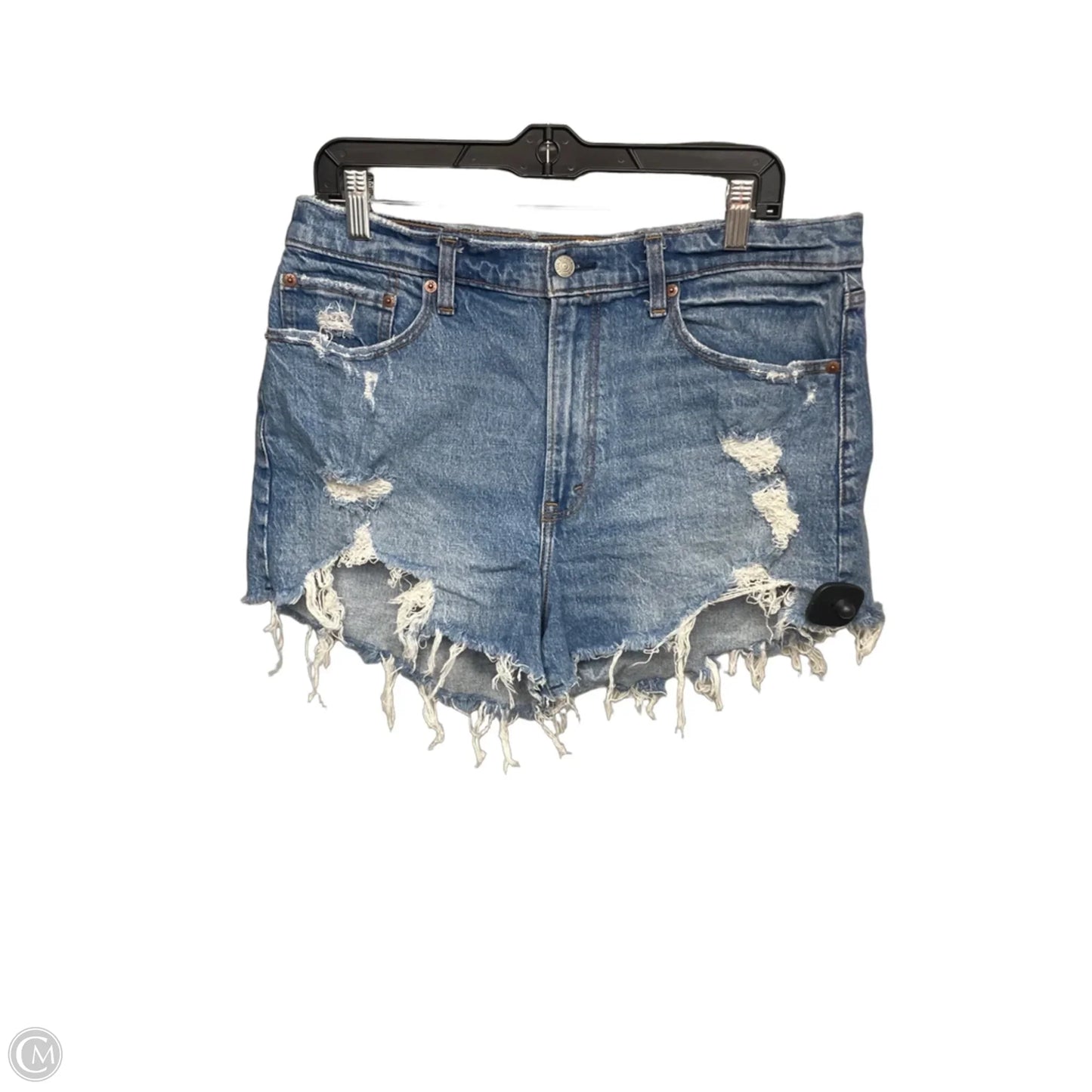 Shorts By Abercrombie And Fitch In Blue Denim, Size: 14