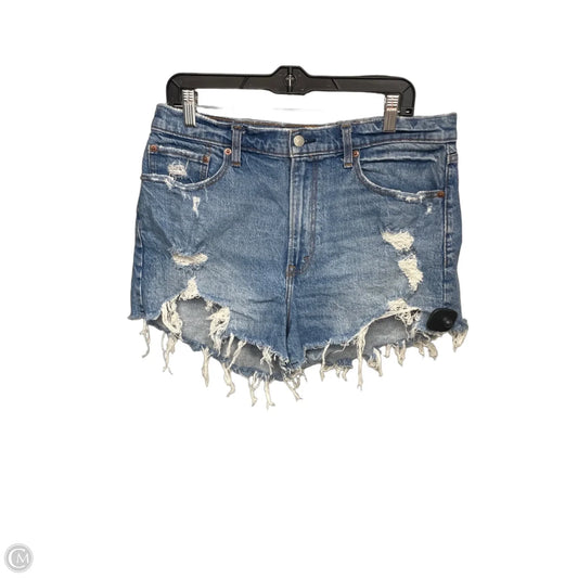 Shorts By Abercrombie And Fitch In Blue Denim, Size: 14