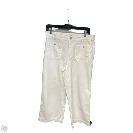 Pants Wide Leg By Loft In Cream, Size: 6