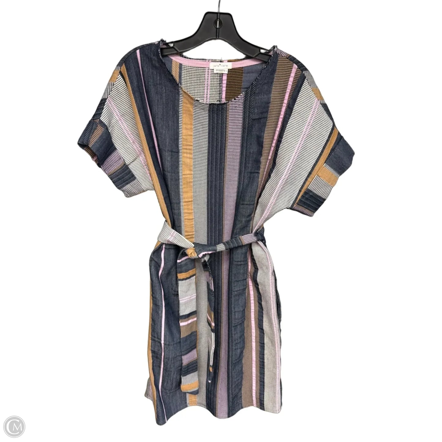 Dress Casual Midi By Anthropologie In Striped Pattern, Size: S