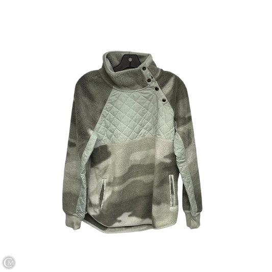 Jacket Fleece By Abercrombie And Fitch In Green, Size: M