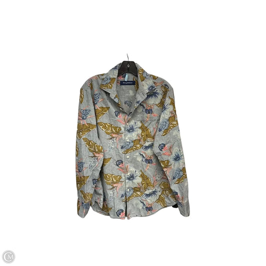 Top Long Sleeve By Tommy Bahama In Tropical Print, Size: S