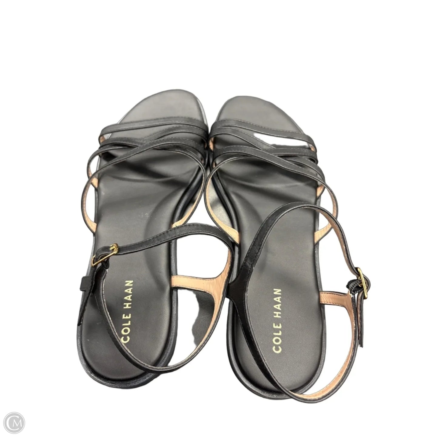 Sandals Flats By Cole-haan In Black, Size: 10