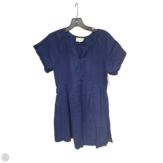 Dress Casual Midi By Universal Thread In Blue, Size: Xs