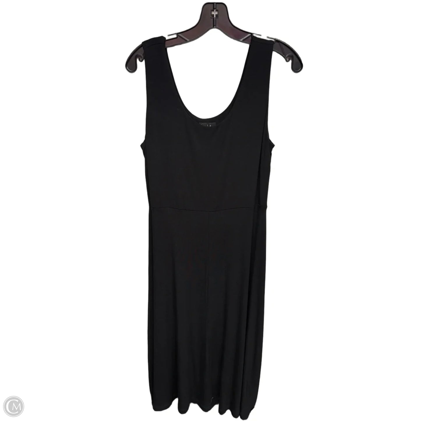 Dress Casual Maxi By Nicole Miller In Black, Size: L