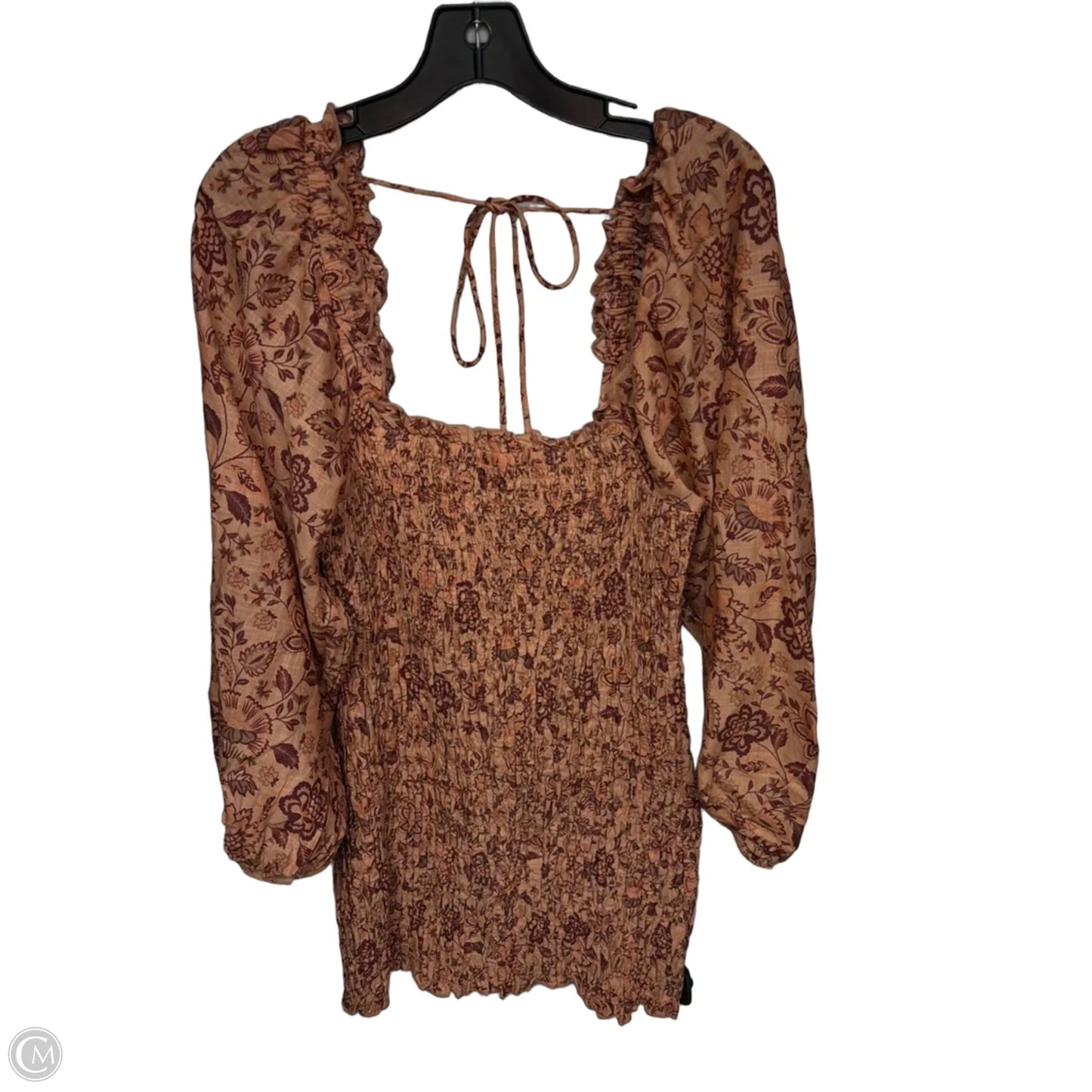 Dress Casual Midi By Free People In Orange, Size: M