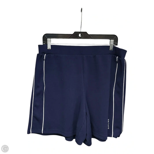 Shorts By Aerie In Blue & White, Size: L